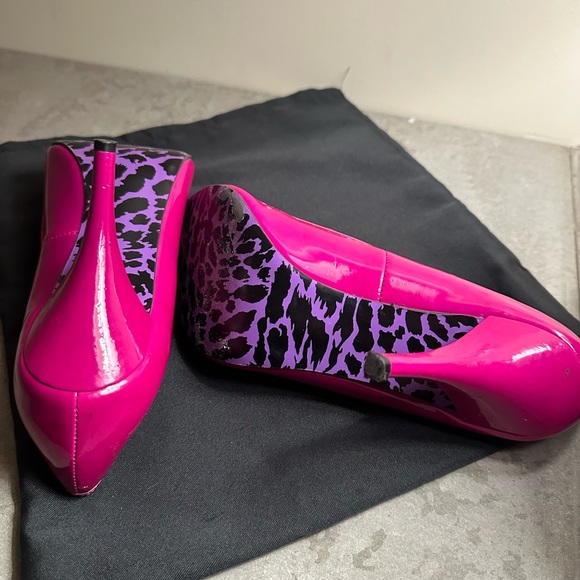 Pink Sam Edelman peep toe heels - Barbie core! - Picture 2 of 6